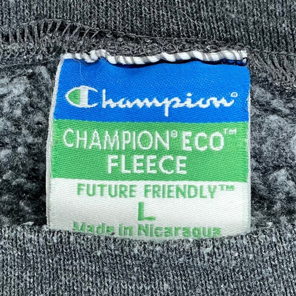 Michigan State Crewneck Sweatshirt Mens Large Grey Champion Eco Fleece Retro Y2K - Picture 4 of 8